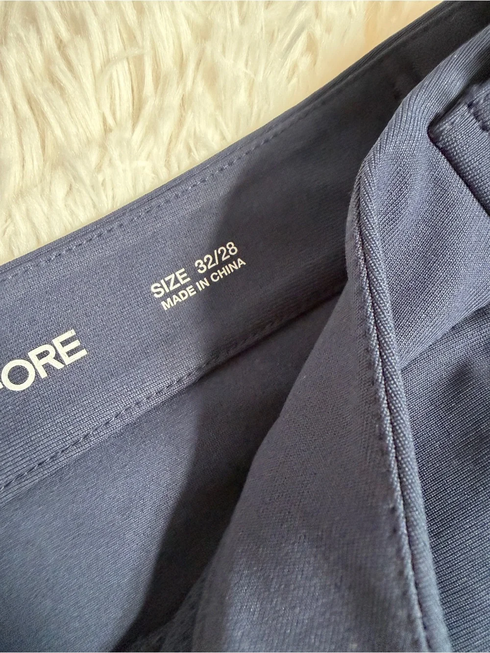 G/Fore Men's Tech Tab 4 Way Stretch Golf Pants Trouser Navy Blue 32x28 G4MS23B91
